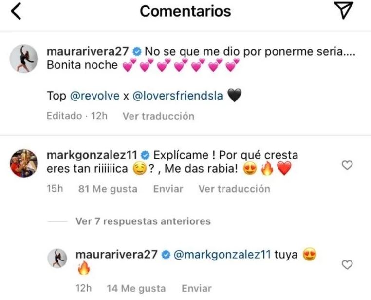 Comentario de Mark González.