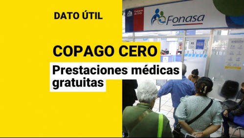 Comienza Copago Cero en Fonasa: ¿Qué tramos tienen prestaciones gratis en salud pública?