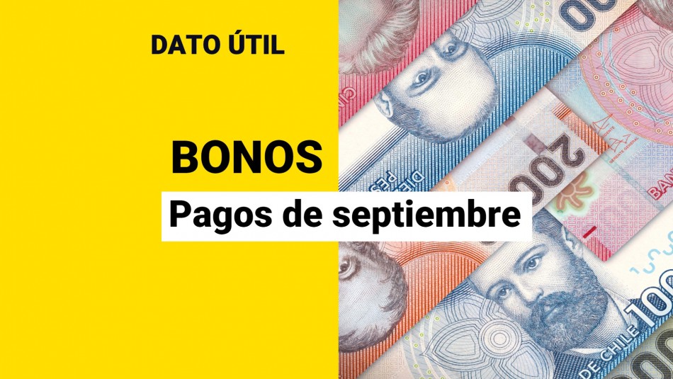 Bonos de septiembre: ¿Qué pagos puedo recibir este mes?