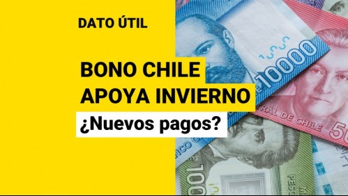 Bono Chile Apoya Invierno: Conoce si habrá más pagos del beneficio