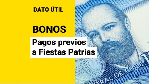 Bonos para Fiestas Patrias: ¿Qué pagos puedo recibir antes del 18 de septiembre?