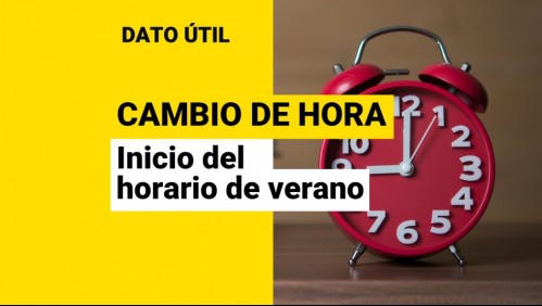 Cambio de hora en Chile 2022: ¿Cuándo empieza el horario de verano?