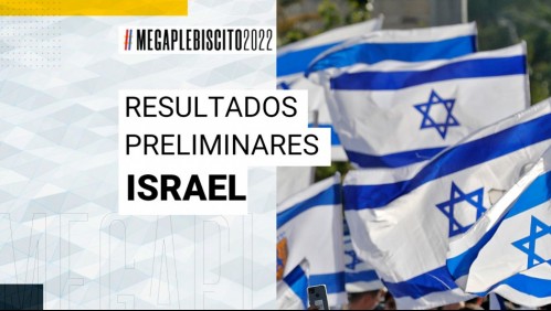 Rechazo gana en Israel: Revisa los resultados preliminares del Plebiscito 2022
