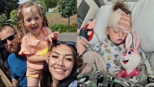 Creyó que el brillo en el ojo de su hija era por un trozo de hielo, pero en verdad tenía una rara enfermedad