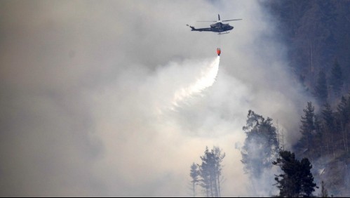Onemi monitorea Alerta Roja: Incendio forestal en Molina ha consumido más de 200 hectáreas