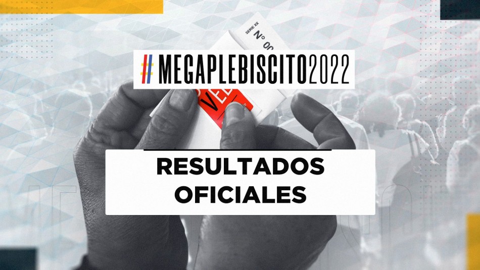 Resultados oficiales del Servel | Plebiscito de Salida 2022