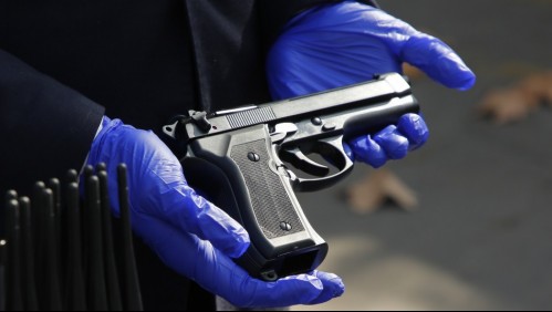 Este era el arsenal de armas con la que una banda criminal tenía atemorizado a la ciudad de Los Andes