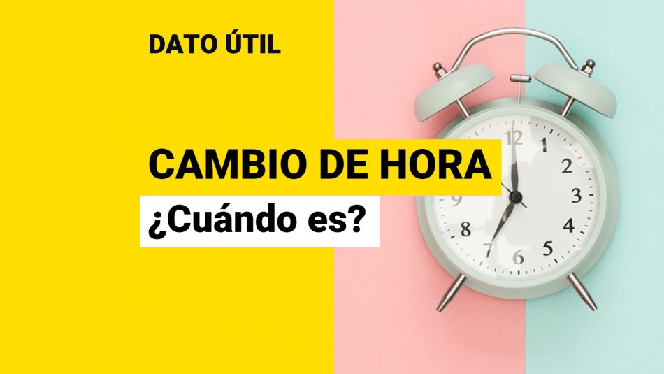 Cambio de hora ¿Cuándo termina el horario de invierno? Meganoticias