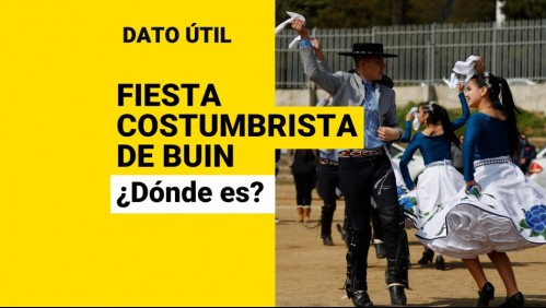 Fiesta costumbrista de Buin: ¿Dónde estará ubicada y cuál es el precio de las entradas?