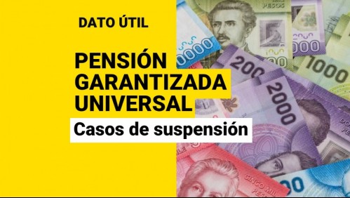 PGU: Revisa en qué situaciones se suspenden los pagos de $193 mil