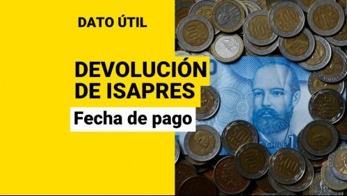 Isapres: ¿Cuándo será el pago de la devolución por el alza de los planes?