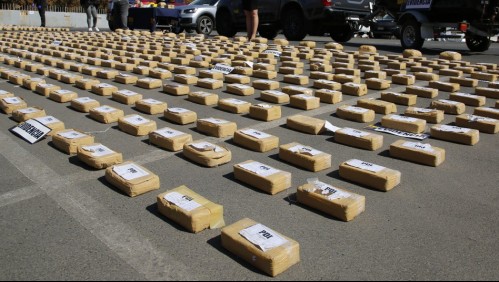 Su destino era la Región Metropolitana: Desarticulan banda criminal y le incautan casi una tonelada de droga