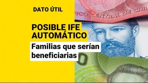 Posible IFE automático: Estas familias del Registro Social de Hogares recibirían el pago