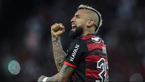Flamengo firmó su paso a la final de Libertadores con Vidal y Pulgar en cancha