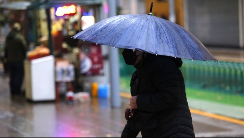 ¿Qué pasó con la lluvia en Santiago?: Frente se debilitó y dejará chubascos débiles