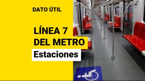 Línea 7 del Metro de Santiago: ¿Cuáles son sus estaciones?