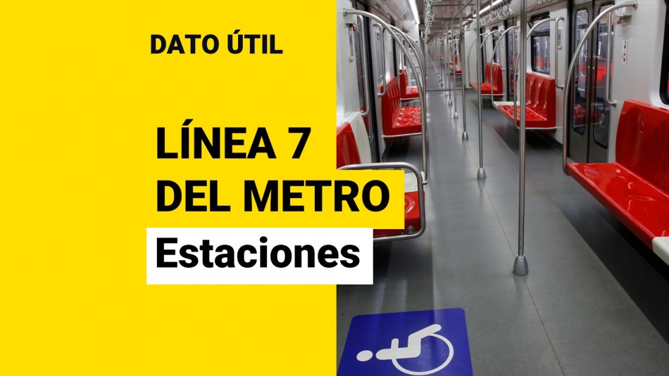 Línea 7 del Metro de Santiago: ¿Cuáles son sus estaciones?