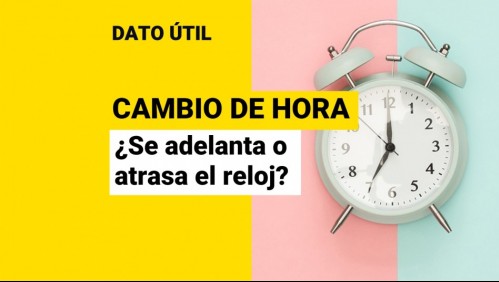 Cambio de hora: ¿Se adelantan o atrasan los relojes?