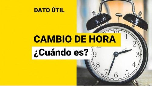 Cambio de hora: ¿Cuándo hay que modificar los relojes?