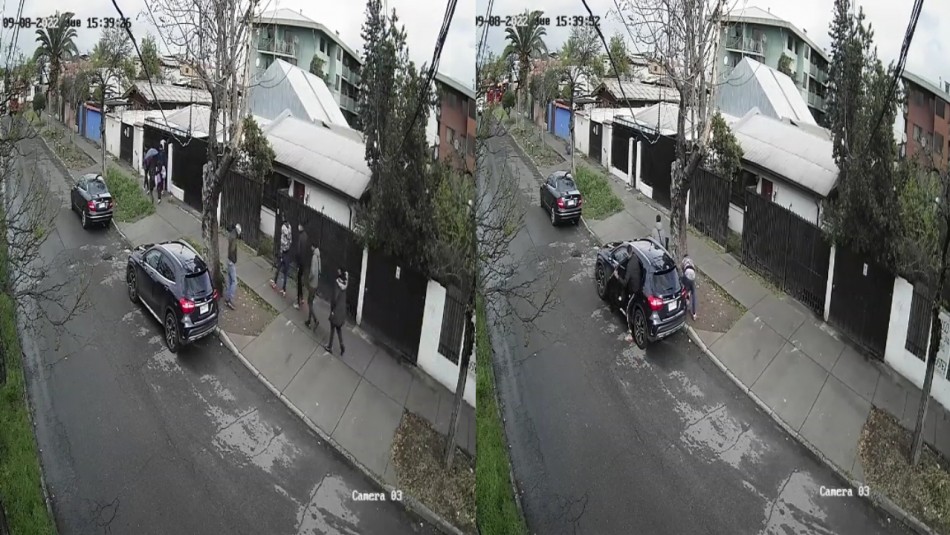 Delincuentes huyen al robar un auto de alta gama y son detenidos tras chocar contra un árbol Delincuentes huyen al robar un auto de alta gama y son detenidos tras chocar contra un árbol