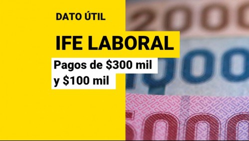 IFE Laboral: ¿Quiénes reciben $300 mil y $100 mil del beneficio?