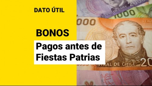 Bonos para Fiestas Patrias: ¿Qué pagos recibiré antes del 18 de septiembre?