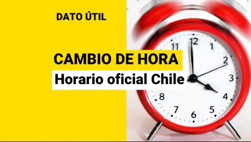 Comienza el horario de verano: Revisa cuál es la hora oficial en Chile
