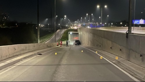 Conductor muere baleado en supuesto intento de encerrona en la Costanera Norte