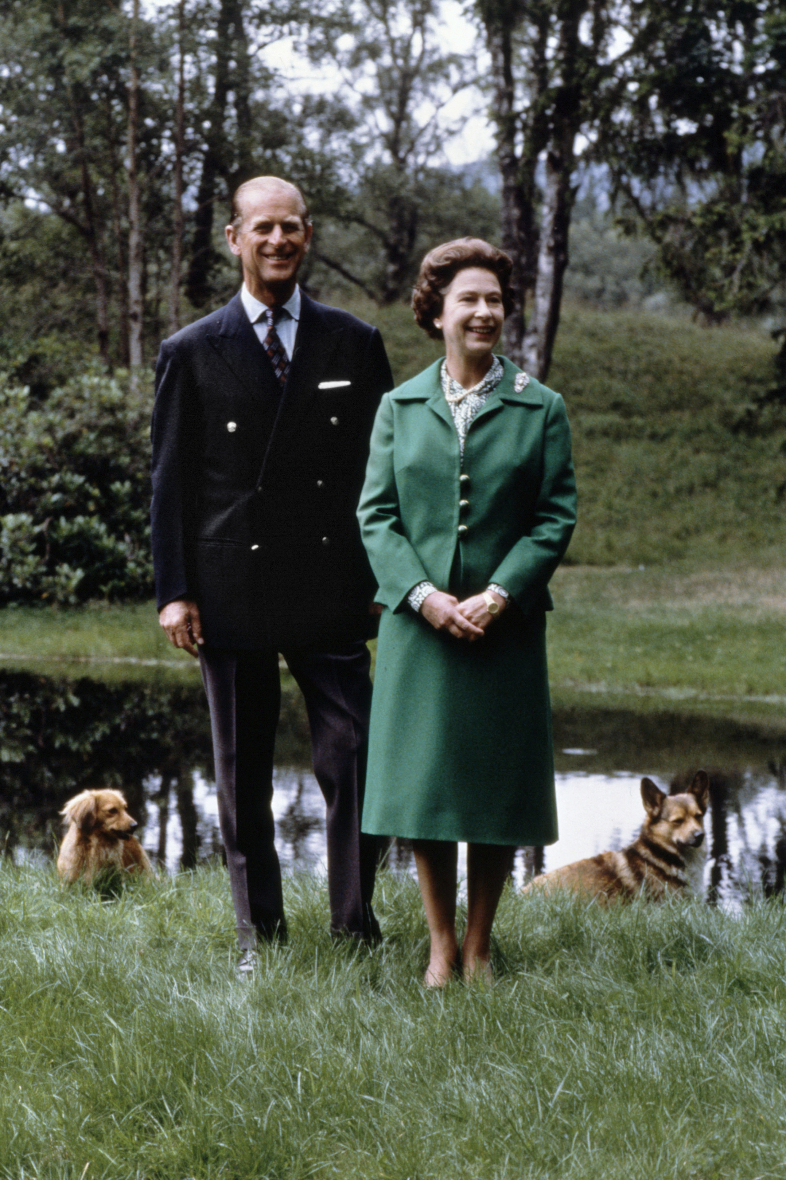 Reina Isabel y el príncipe Felipe en Balmoral en el año 1979