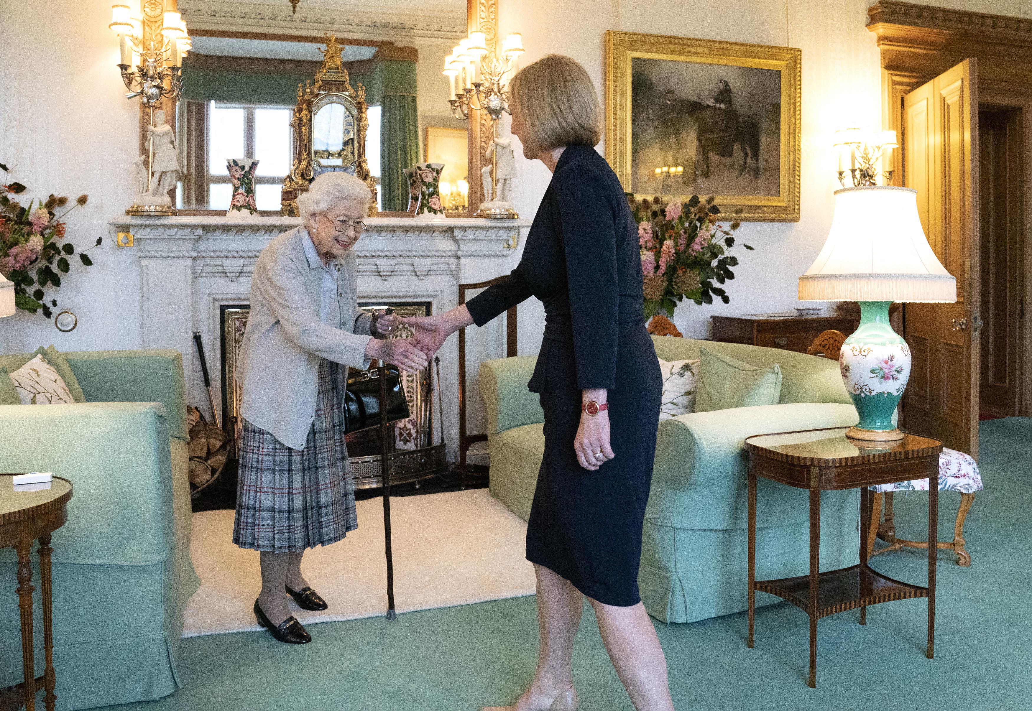 Reina Isabel II con Liz Truss en Balmoral el pasado martes 6 de septiembre