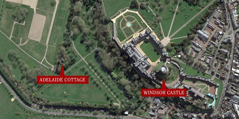 Mapa del Castillo de Windsor
