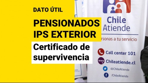 Pensionados IPS en el exterior: Así puedes actualizar tu certificado de supervivencia antes del 12 de septiembre