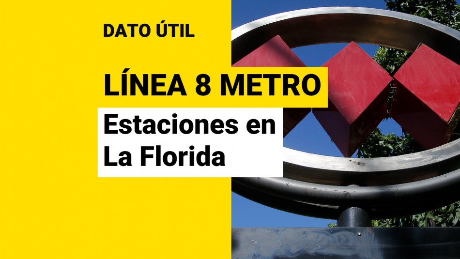 Línea 8 del Metro de Santiago ¿Qué estaciones se ubicarán en La