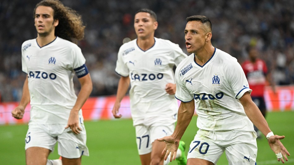 alexis-sanchez-en-el-marsella Diario español aplaude a un Alexis en