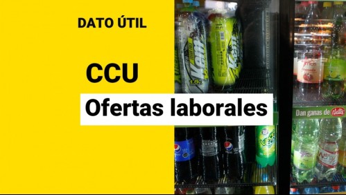 CCU busca trabajadores: ¿Cuáles son las vacantes disponibles?