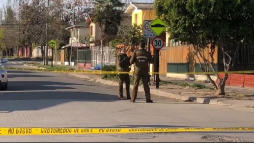 Delincuentes disparan desde un vehículo y matan a un adulto de 32 años en la comuna de Buin