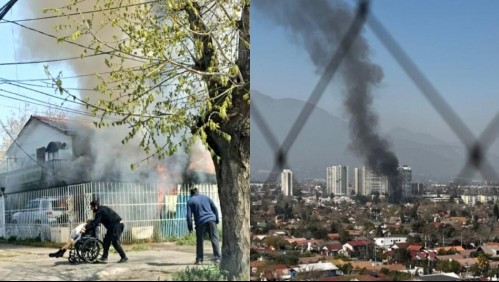 Dos fallecidos deja incendio en hogar de ancianos en Macul