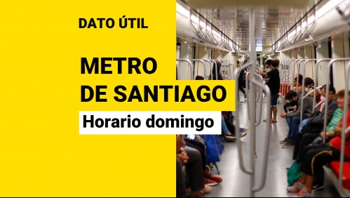 Fiestas Patrias: Conoce el horario del Metro de Santiago hoy domingo 18 de septiembre