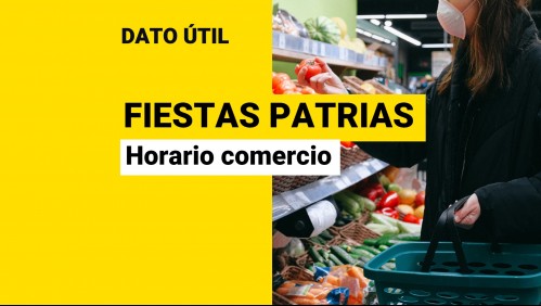 Fiestas Patrias 2022: Conoce el horario de cierre de los supermercados este sábado 17 de septiembre