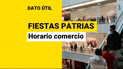 Fiestas Patrias: Revisa hasta qué hora estarán abiertos los supermercados y malls este sábado 17 de septiembre