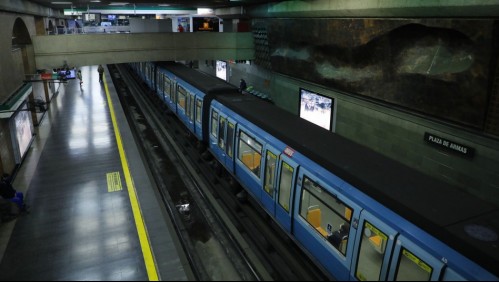 Metro de Santiago mantiene una estación cerrada en L1 y L5