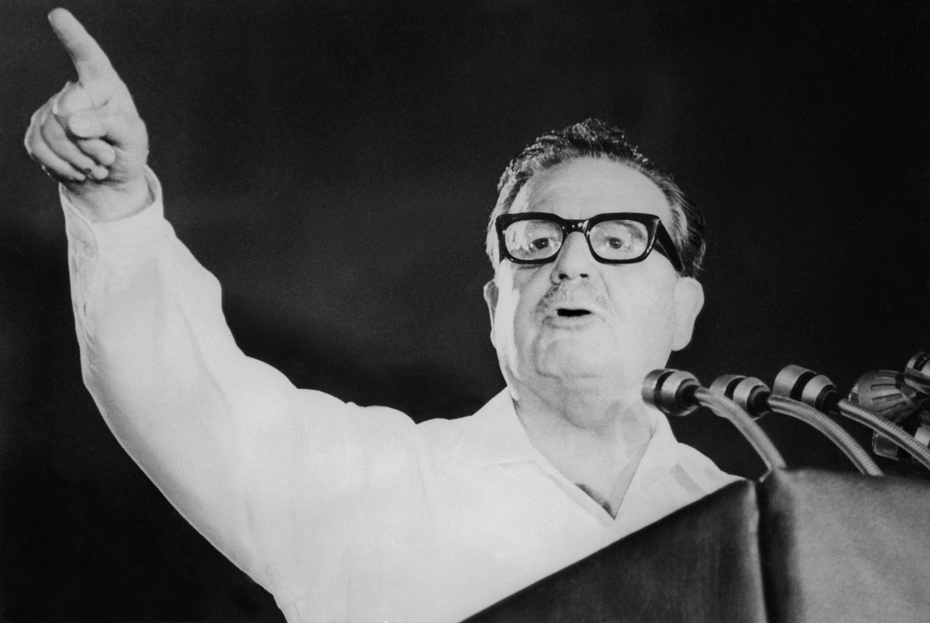 Salvador Allende en enero de 1970