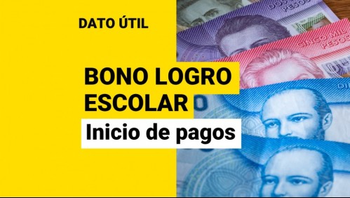 Inicia pago del Bono Logro Escolar: ¿Qué estudiantes lo reciben y cuáles son los montos?