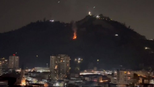Parquemet informa que incendio en el cerro San Cristóbal ya está controlado