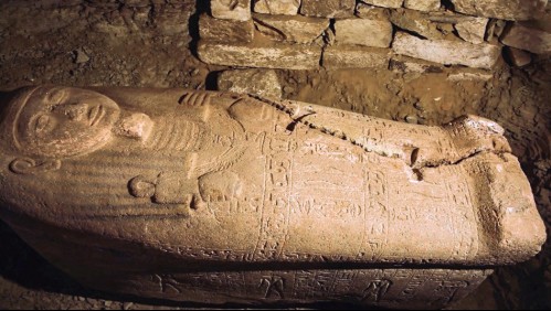 Egipto revela el sarcófago de 'secretario real' de la época de Ramsés II