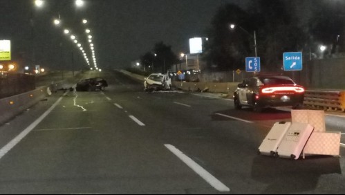 Dos fallecidos y dos heridos tras grave accidente en la Ruta 5 Norte: Conductor de taxi manejaba contra el tránsito