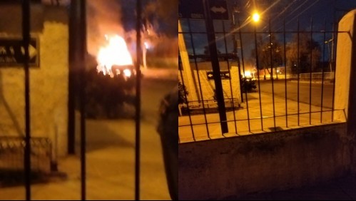 Encuentran cuerpo escondido en la maletera de un automóvil quemado en Lo Espejo