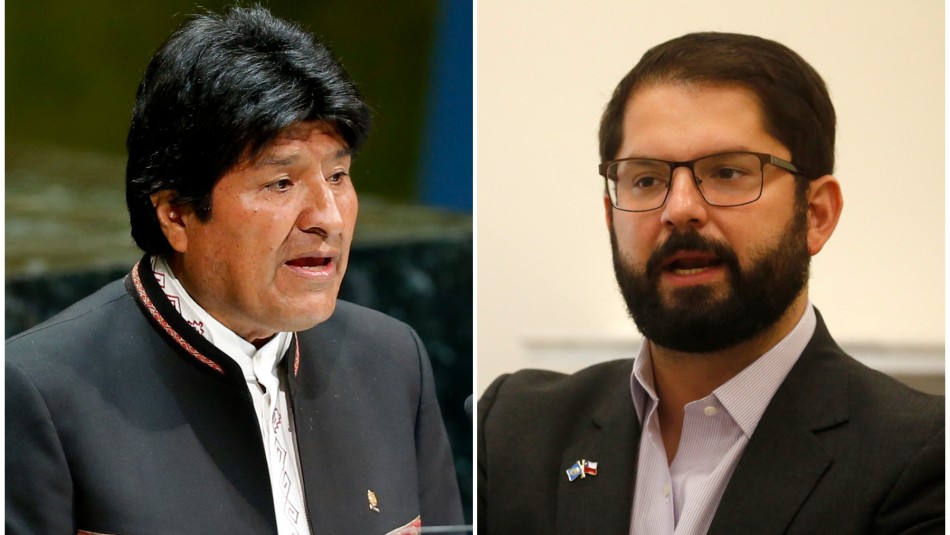 Evo Morales envía mensaje por Twitter a Presidente Boric tras sus dichos en la ONU