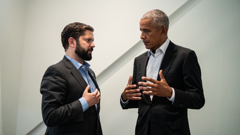 Presidente Boric se reúne con Barack Obama y en la Universidad de Columbia sugiere Convención con 