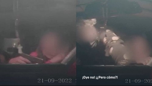 '¿Me siguen en el GPS?... Aló, aló...': Video muestra a conductora evitando violento asalto en Puente Alto
